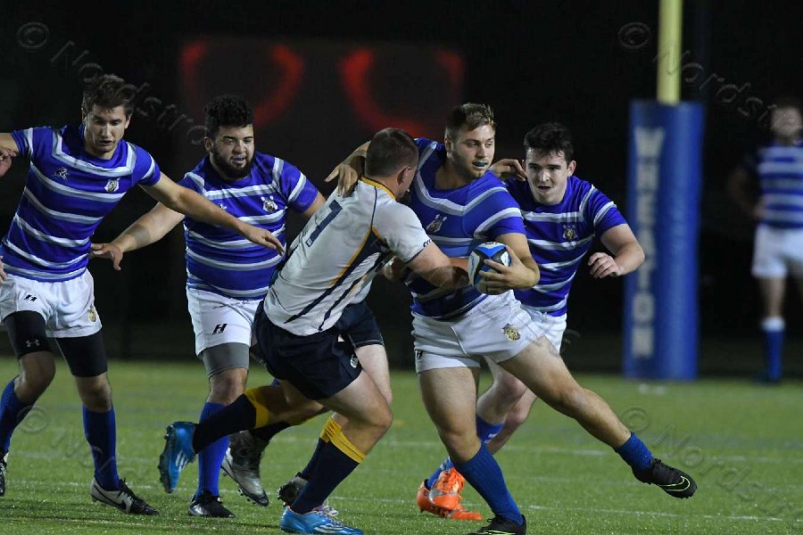 Wheaton Men\'s Rugby vs Mass Maritime.  Photo by Keith Nordstrom